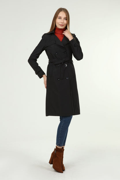 Klassischer Damen Trenchcoat wasserabweisend