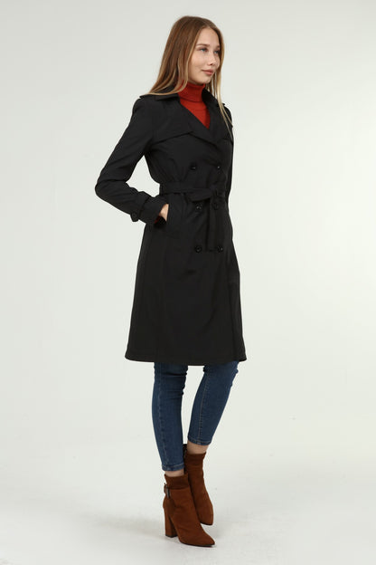 Klassischer Damen Trenchcoat wasserabweisend