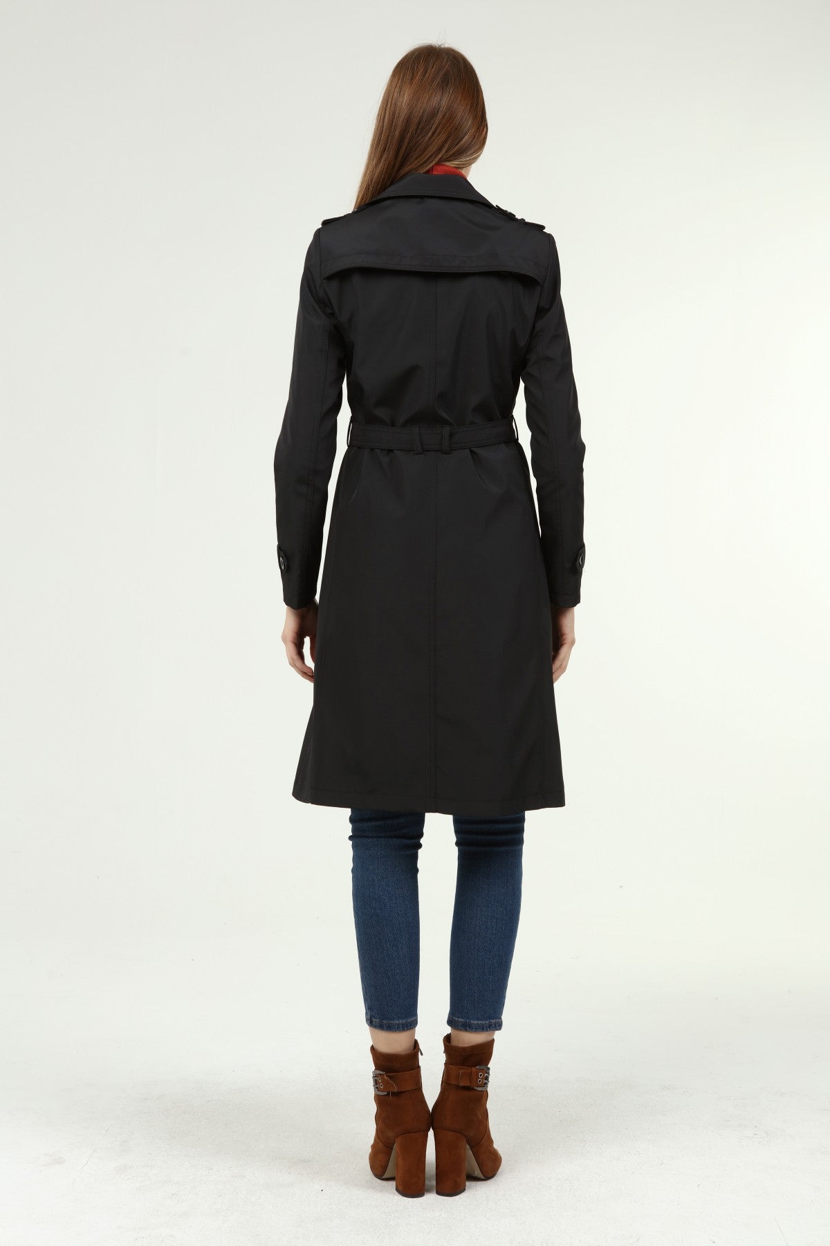 Klassischer Damen Trenchcoat wasserabweisend