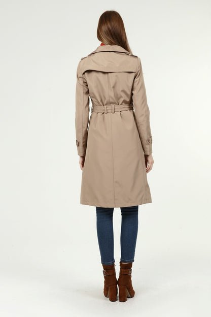 Klassischer Damen Trenchcoat wasserabweisend