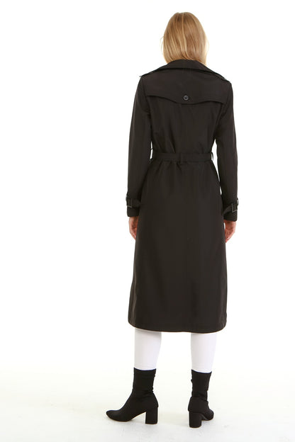 Trenchcoat mit Gürtel und Doppelreihe