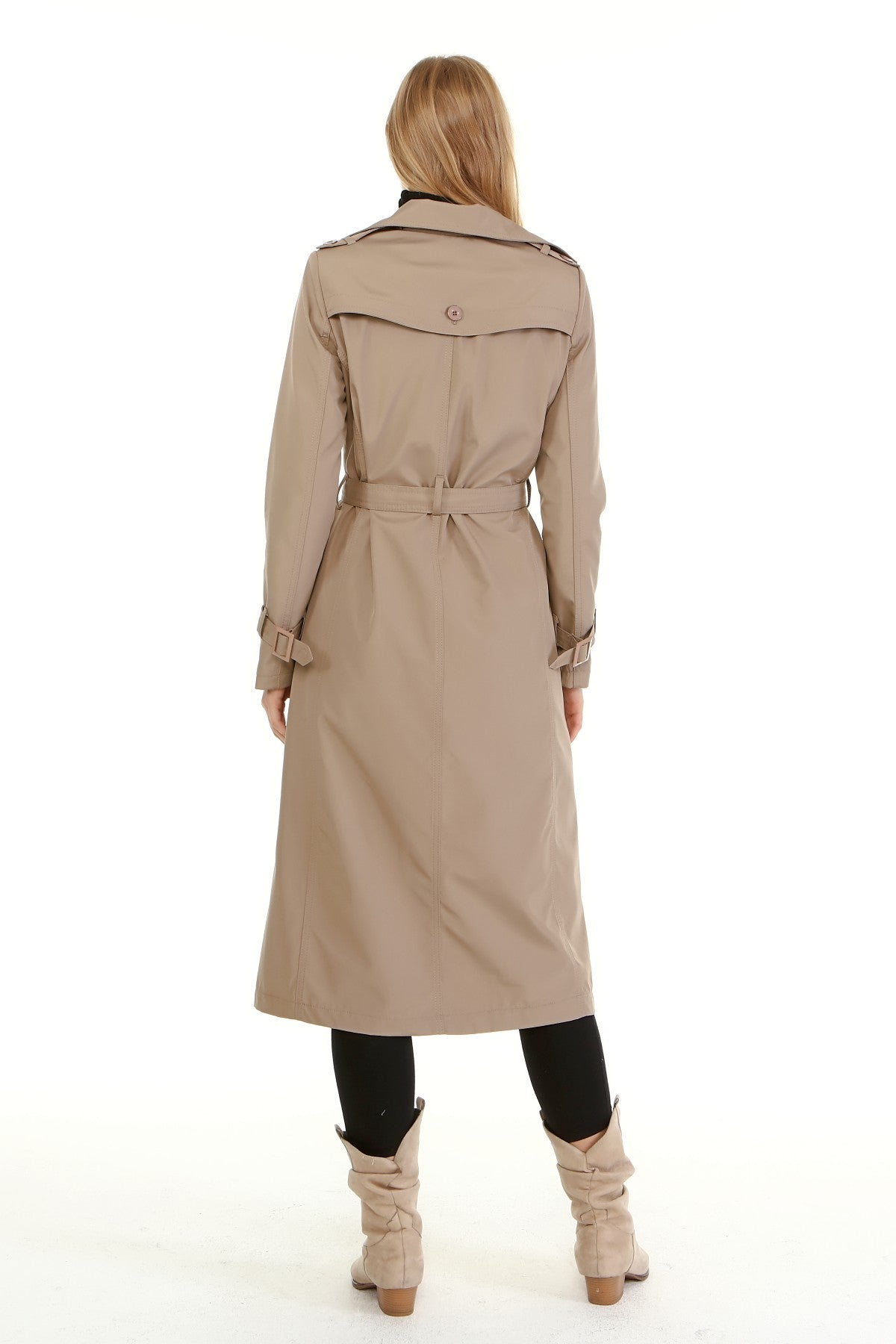 Trenchcoat mit Gürtel und Doppelreihe