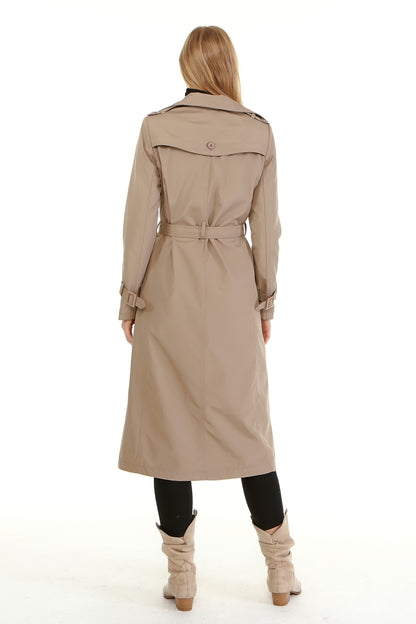 Trenchcoat mit Gürtel und Doppelreihe