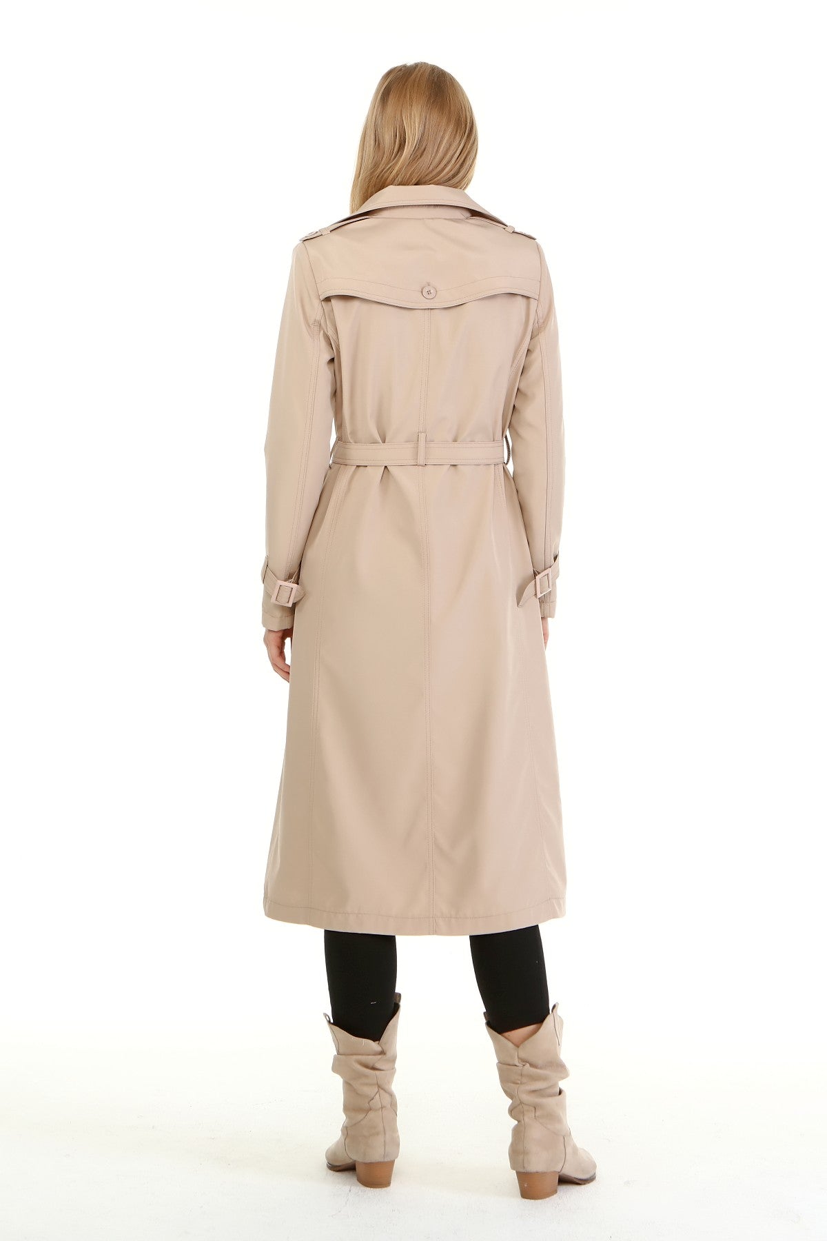 Trenchcoat mit Gürtel und Doppelreihe